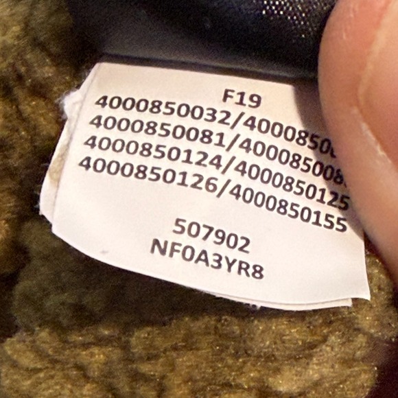 North Face Men Fleece Jacket Earthtone Preppy Active Minimalist Hike Trek M-4779 - Picture 8 of 9